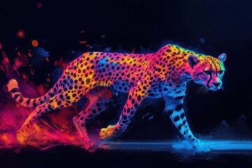 Hue separation active cheetah