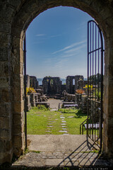 Ruine de l'Abbaye de Landevenec Finistère France