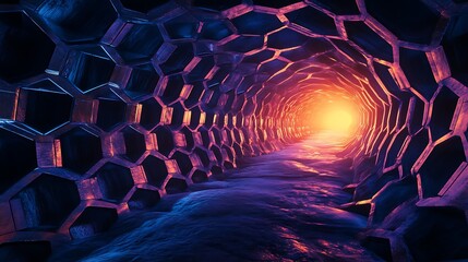 Architectural structural abstract background with modern geometry and minimal design 
