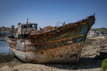 Epave de Bateau de pêche à Camaret Finistère France