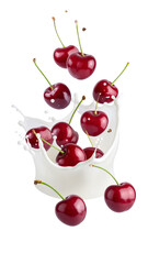 yogurt splash with cherry