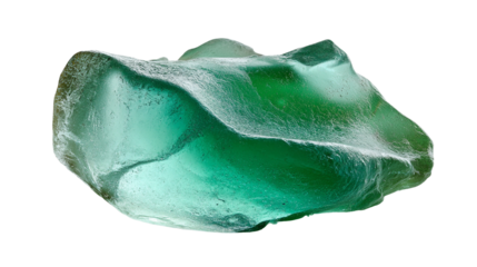 A mesmerizing view of a brilliant green fluorite crystal, showcasing its unique characteristics.