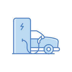 Car Charging  Icon vector