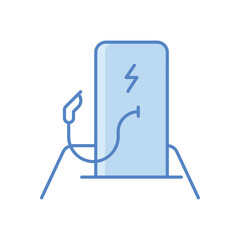 Charging Station Icon vector