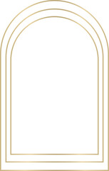 Minimalistic Gold Arch