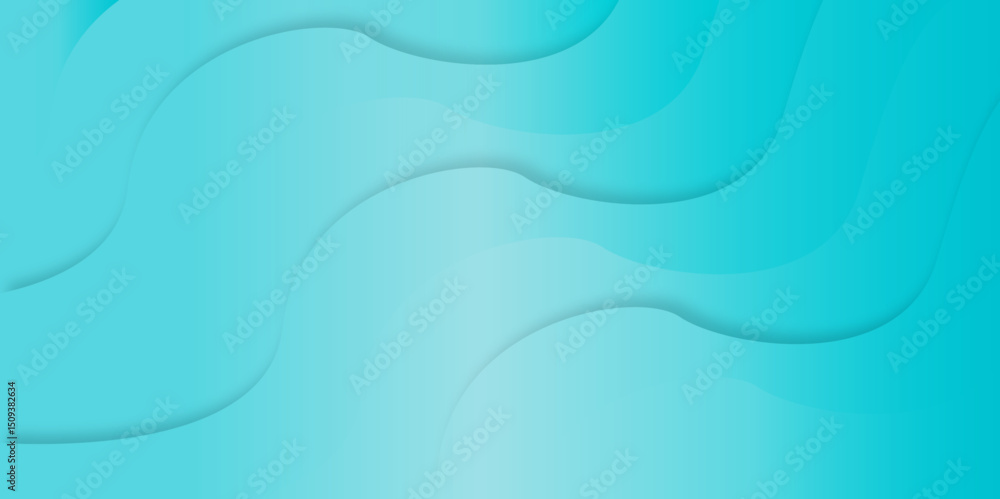 Poster light blue gradient background featuring soft curves and subtle color variations, creating a smooth 