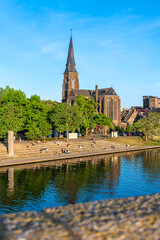 Fototapeta premium Church Saint Martin by the River Maas in Maastricht