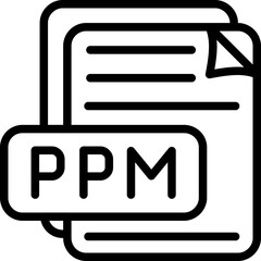 PPM File Format Icon