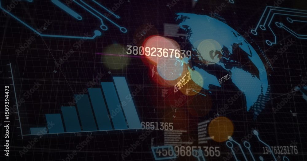 Poster image of data processing over light spots
