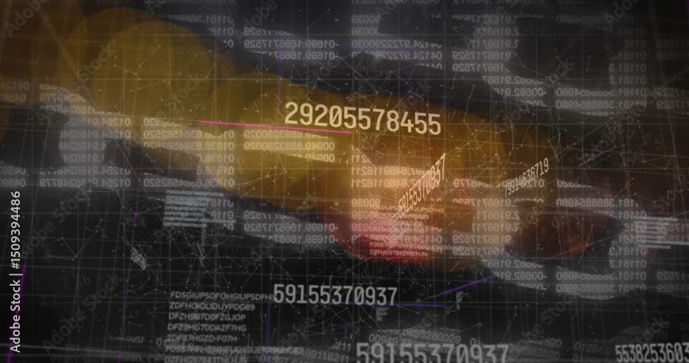 Poster image of data processing over light spots