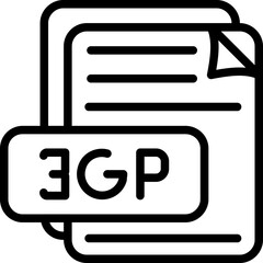 3GP File Format Icon