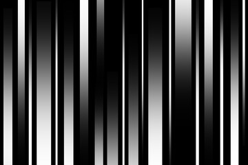 黒の背景にグラデーションの太い線、細い線を上下で並べ、デザインしたイラストの抽象的、幾何学的な模様、壁紙