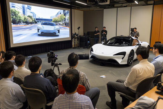 leadership seminar on the technology behind autonomous vehicles, including AI, sensors, machine learning, and real-time data processing