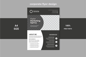 Minimalist Company Flyer Template