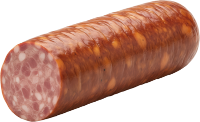 andouille delicious charcuteries on transparent background, charcuterie at the charcutier