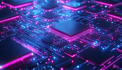 Obraz premium Abstract Circuit Board