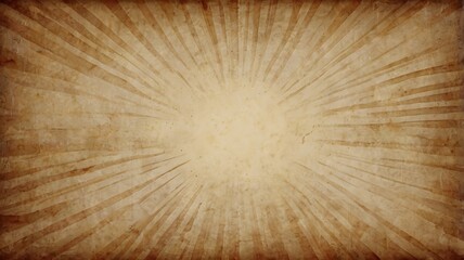 Aged paper texture with sunburst design