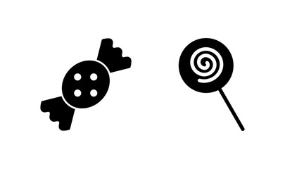 Candy icon logo design. candy sign and symbol.