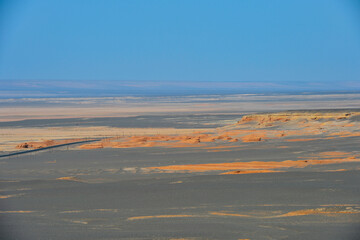 Geomorphic Scenery Desert in Xinjiang, China