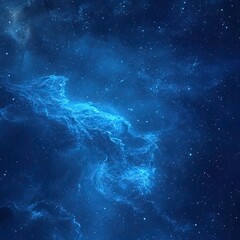 Fototapeta premium Deep space nebula, vibrant cosmic clouds against a backdrop of stars