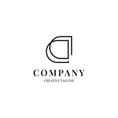 Minimalist Letter A logo for your brand