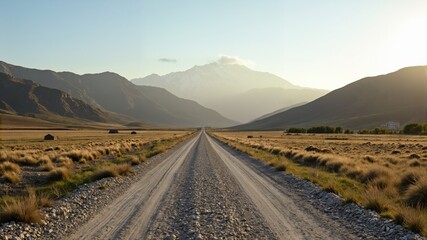 Naklejka premium road in the mountains
