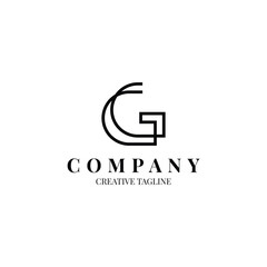 Minimalist Letter G logo for your brand