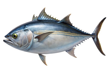 Fototapeta premium Detailed albacore tuna illustration isolated on transparent background