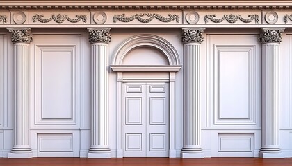 Classical architectural facade