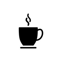 coffee cup icon symbol for apps and websites. cup a coffee sign and symbol