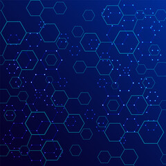 abstract background with hexagons,  hexagons lightning background 
