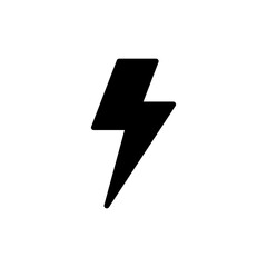 Lightning icon symbol for apps and websites. electric sign and symbol. power icon. energy sign
