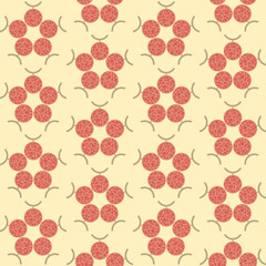 October 10th Birth Flower Melon Graphic Design Pattern 2
