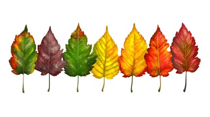 Autumn Leaf Collection Colorful Fall Foliage