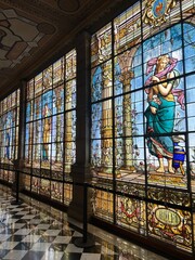 stained glass window