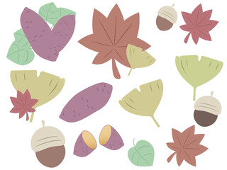 秋の小物セット
