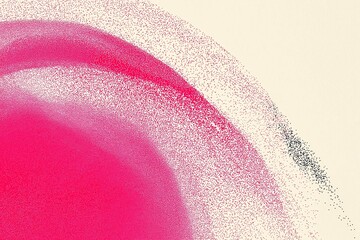 Generative AI, Pink paint stroke and spray art