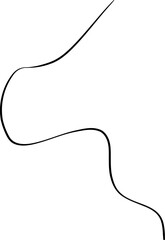 Obraz premium Wide Winged Freeform Blob Shape