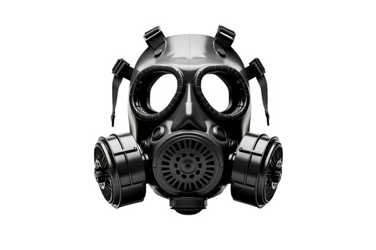 Cyberpunk Gas Mask isolated on transparent background png