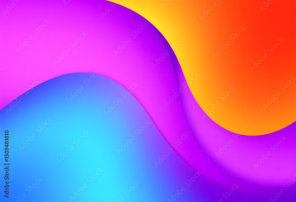 Aufkleber Abstract Grainy Background Art, Textured Gradients Forming Dynamic Shapes, Retro Transitions, Seamless Design. Captivating Vibrant Colors, Create A Striking Visual Impact. Stunning Textures, This