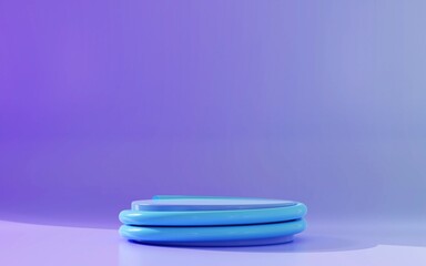 Abstact 3d render podium platform to show product forlove on pink heart background illustration luxury