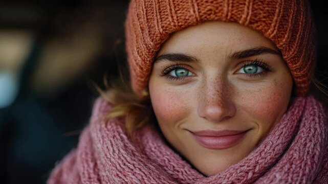 Winter Portrait: Warmth in Knitted Accessories