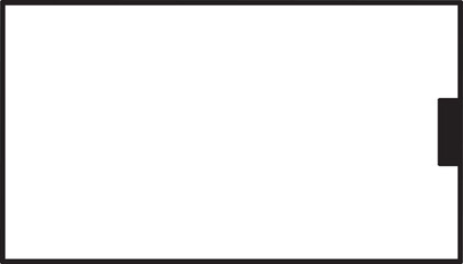 Obraz premium simple white rectangle with a subtle shadow.