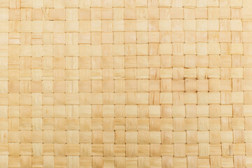 Natural woven texture background from plant fibers
