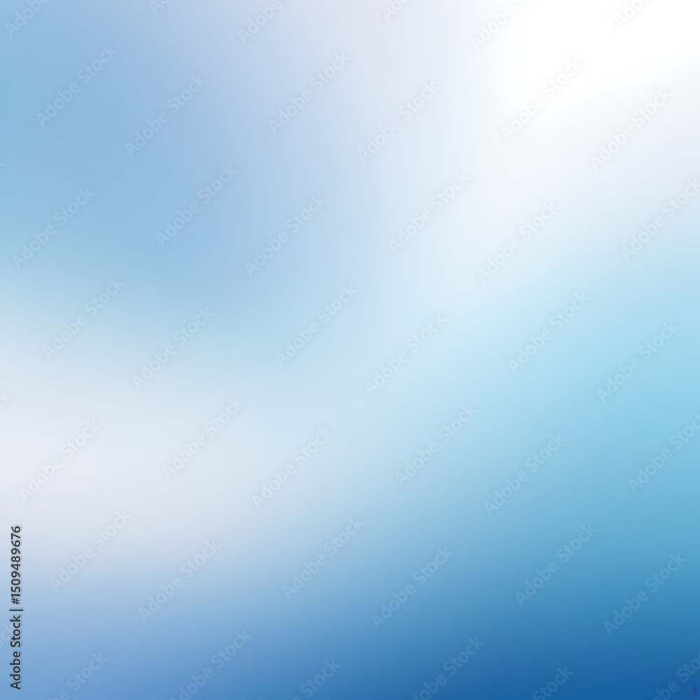Poster smooth blue white gradient abstract background with soft flowing waves and light effect | ai