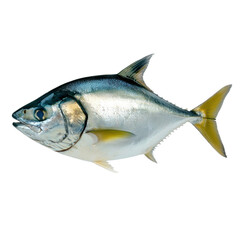 Realistic depiction of a vibrant fish with striking colors swimming in clear water environment showcasing marine life beauty transparent background, png