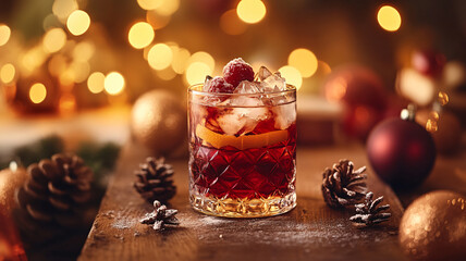 Luxury in a Glass: The Taste of the Season, drink, beverage, alcohol, cocktail, bar, glass, juice, party, fresh, lime, ice, restaurant, background, illustration, celebration, fruit, design, vector. 