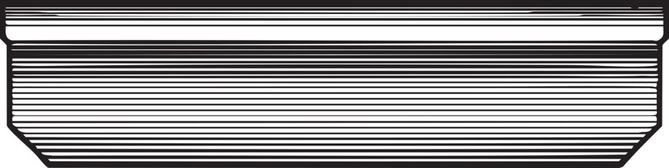 Obraz premium simple rectangular box sits on a smooth surface.