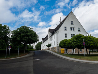 Urban Landscape with Modern Architecture and Trees in Germany