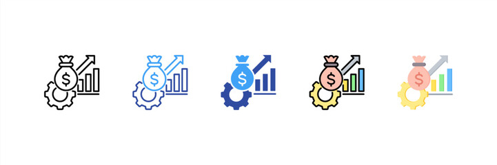 Venture Capital Multi Style Icon Set